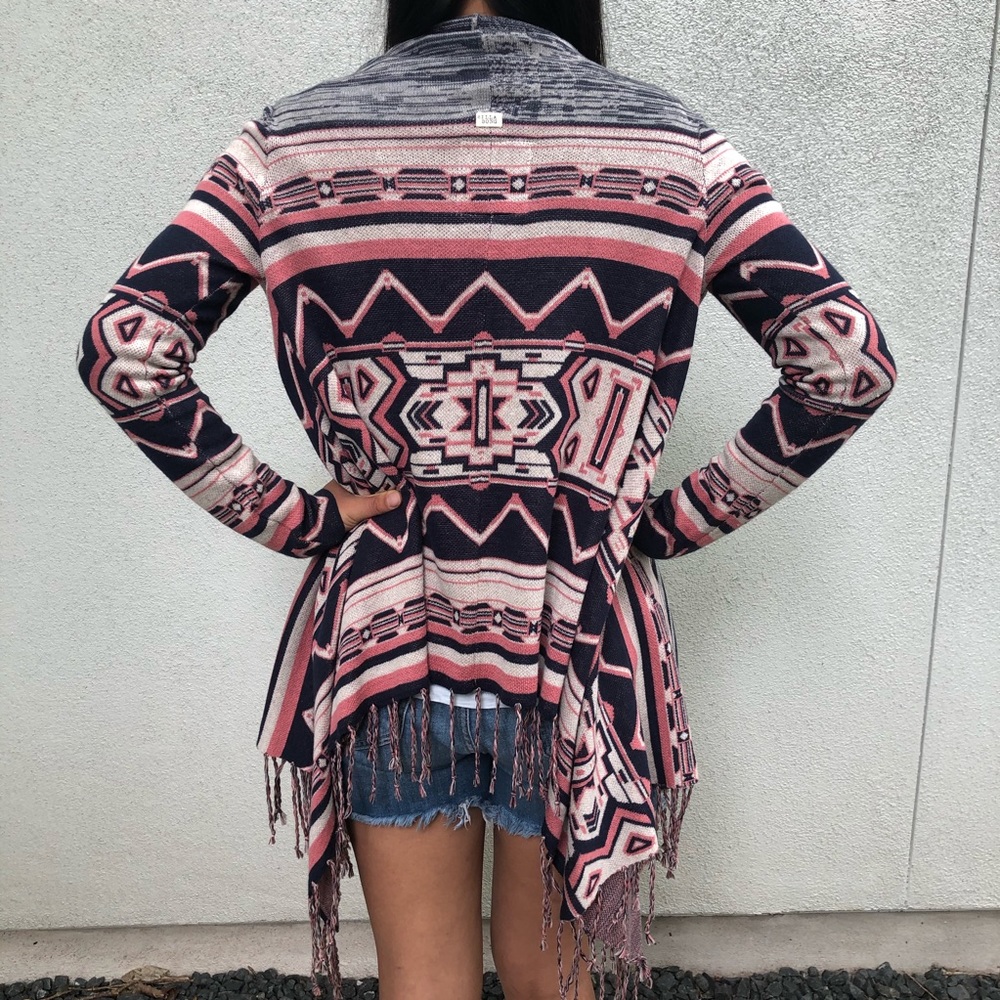 Billabong Boho Southwestern Print Cotton Wrap
